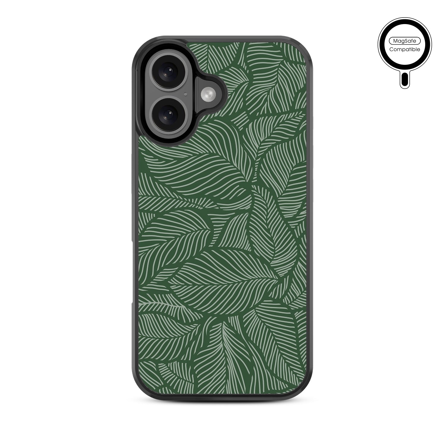 MyBat Design Lab Series MagSafe Case for Apple iPhone 16 Plus - Leaves