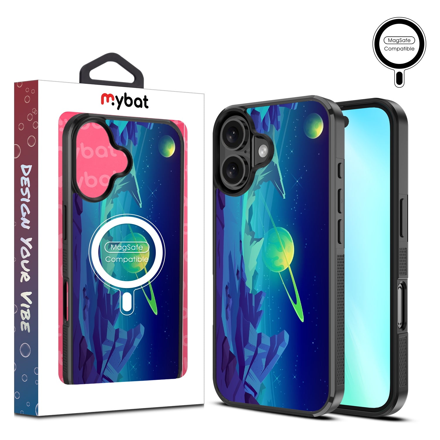 MyBat Design Lab Series MagSafe Case for Apple iPhone 16 Plus - Out Of This World