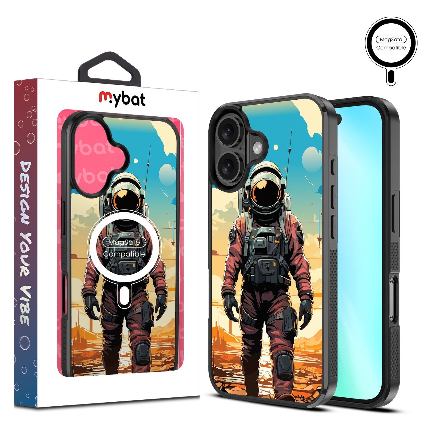 MyBat Design Lab Series MagSafe Case for Apple iPhone 16 Plus - Cosmonaut