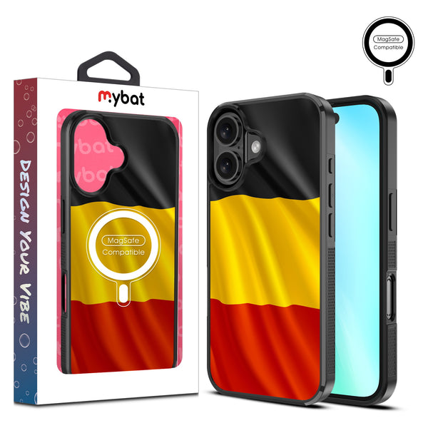 MyBat Design Lab Series MagSafe Case for Apple iPhone 16 Plus - Belgium Flag - MIP16MCSLESMSM142-1.jpg