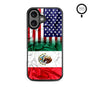 MyBat Design Lab Series MagSafe Case for Apple iPhone 16 Plus – Mexican-American Flag