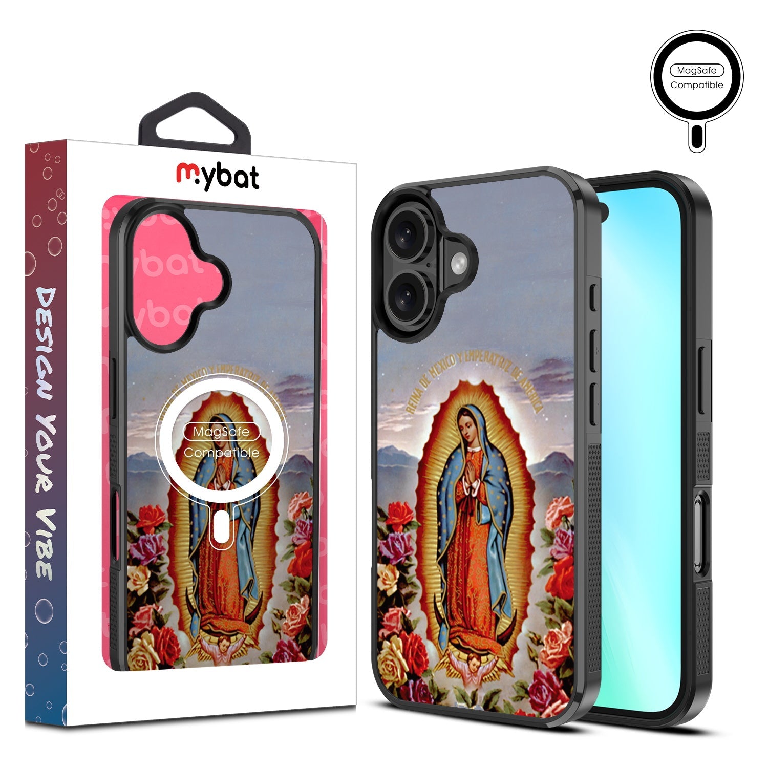MyBat Design Lab Series MagSafe Case for Apple iPhone 16 Plus - Our Lady Guadalupe