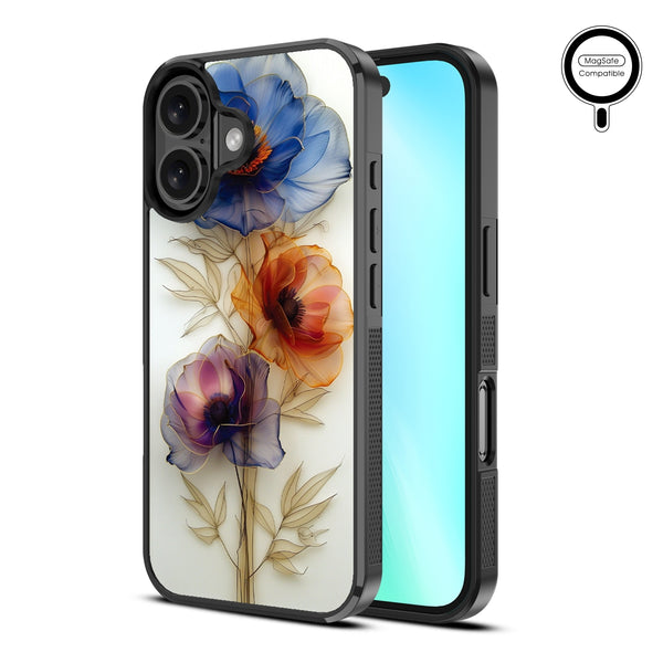 MyBat Design Lab Series MagSafe Case for Apple iPhone 16 Plus - Pressed Flowers - MIP16MCSLESMSM185-2.jpg
