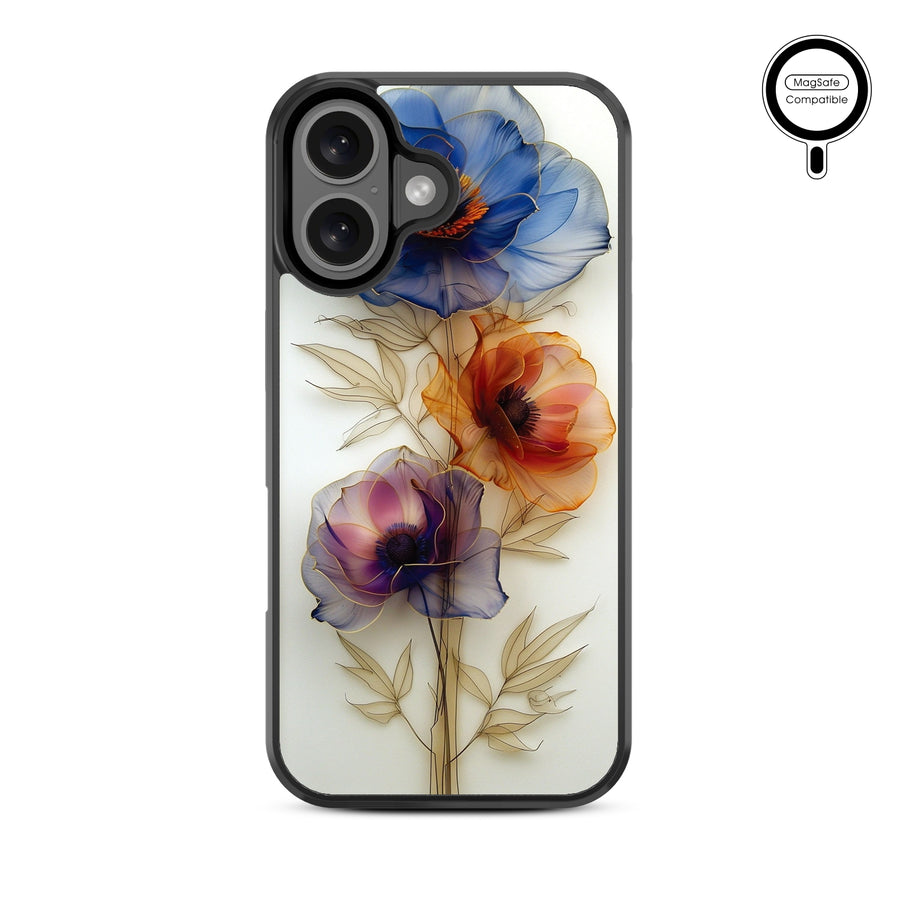 MyBat Design Lab Series MagSafe Case for Apple iPhone 16 Plus - Pressed Flowers - MIP16MCSLESMSM185-3.jpg
