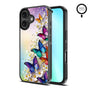 MyBat Design Lab Series MagSafe Case for Apple iPhone 16 Plus - Rainbow Butterflies - MIP16MCSLESMSM187-2.jpg