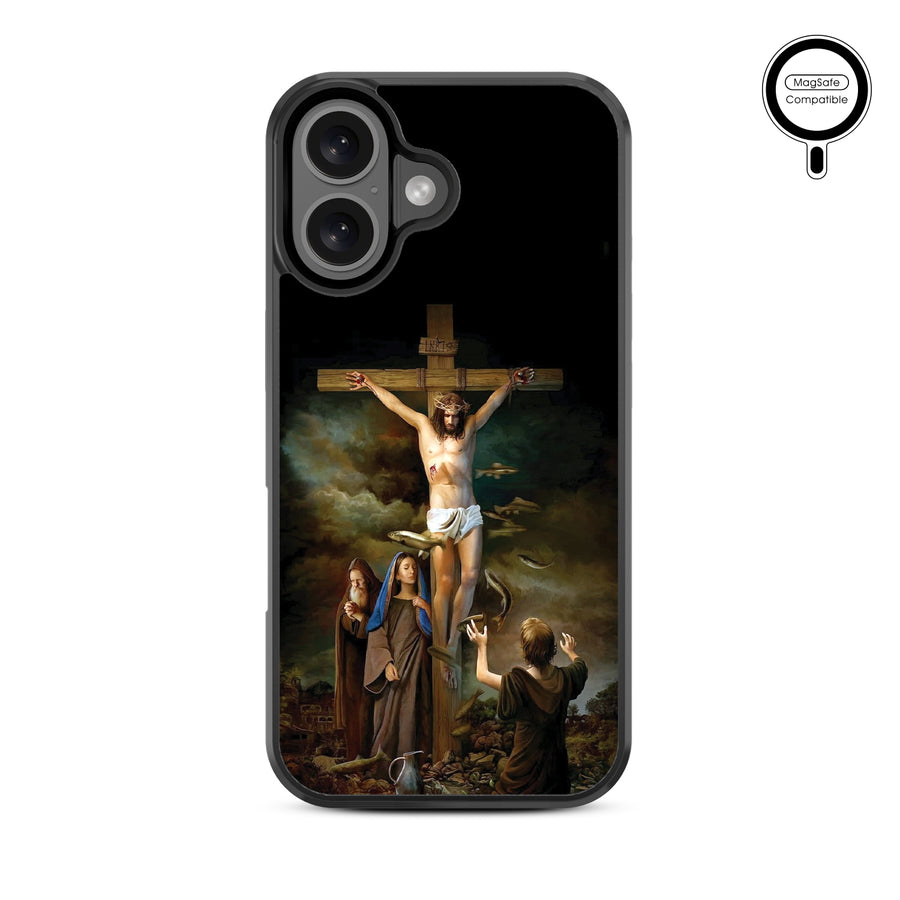 MyBat Design Lab Series MagSafe Case for Apple iPhone 16 Plus - Jesus on the Cross - MIP16MCSLESMSM197-3.jpg
