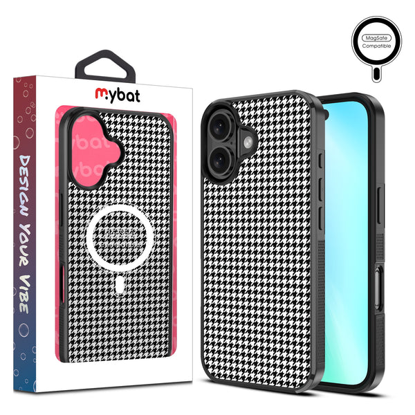 MyBat Design Lab Series MagSafe Case for Apple iPhone 16 Plus - Classic Houndstooth - MIP16MCSLESMSM215-1.jpg