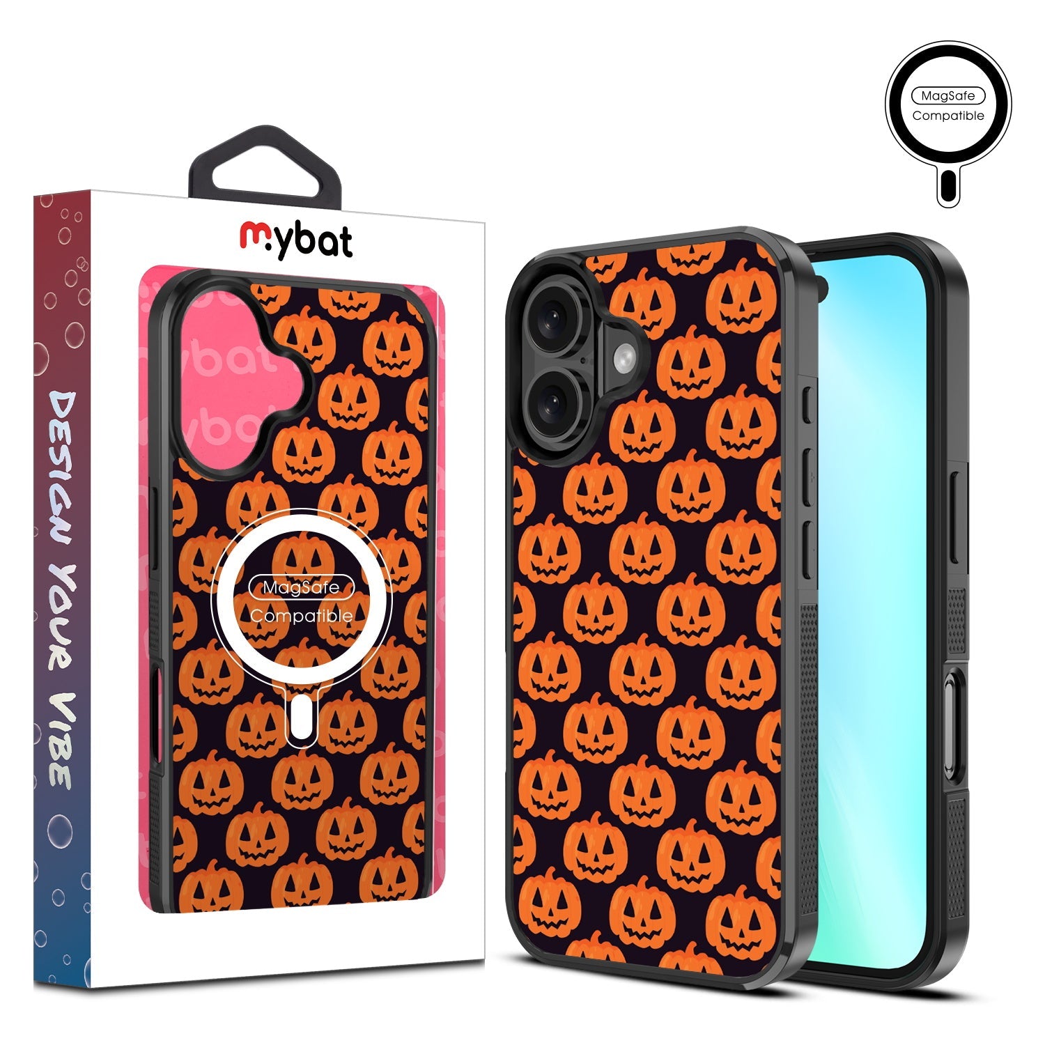MyBat Design Lab Series MagSafe Case for Apple iPhone 16 Plus - Vampire Fangs