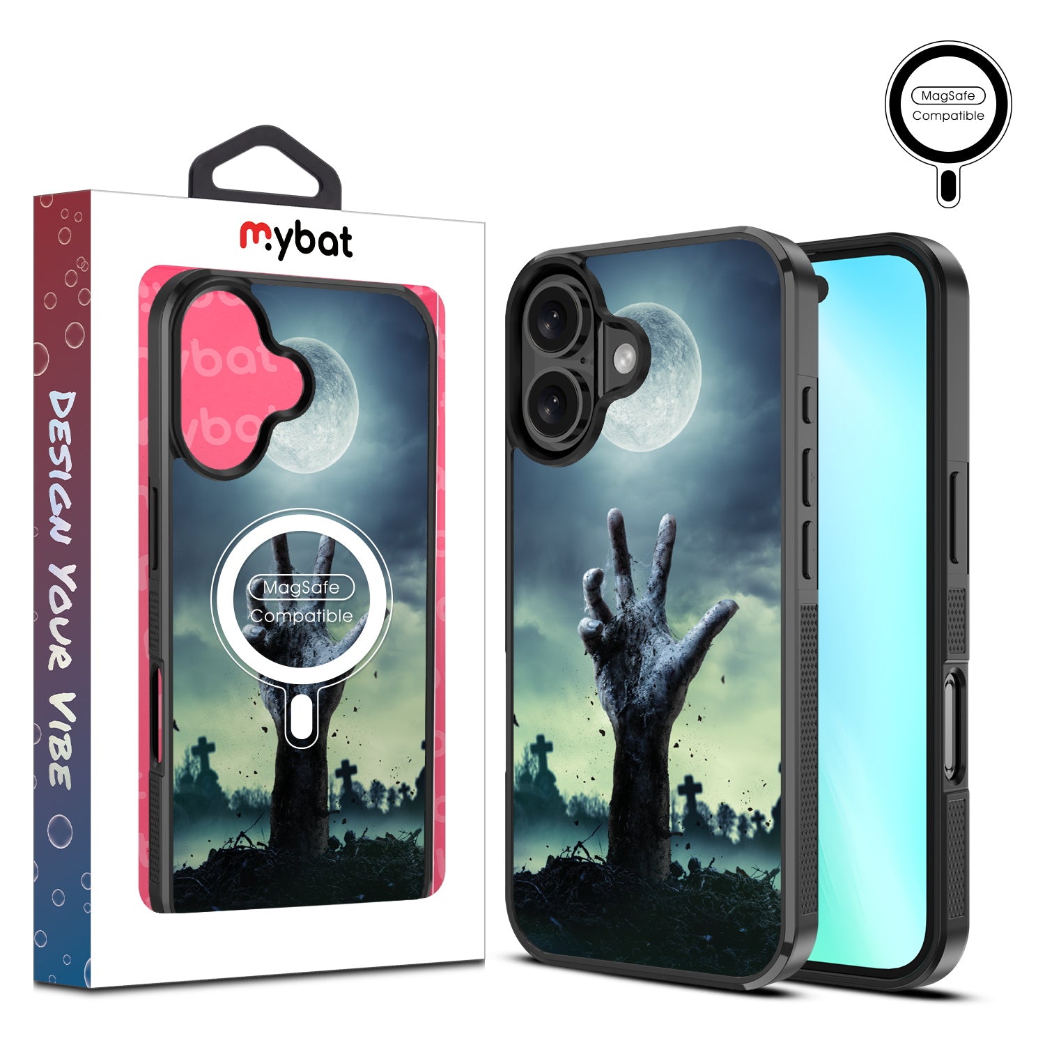 MyBat Design Lab Series MagSafe Case for Apple iPhone 16 Plus - Zombie Apocalypse