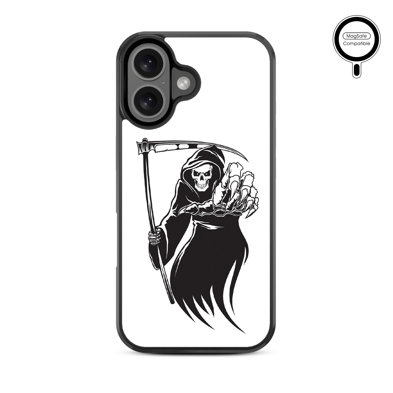 MyBat Design Lab Series MagSafe Case for Apple iPhone 16 Plus - Grim Reaper