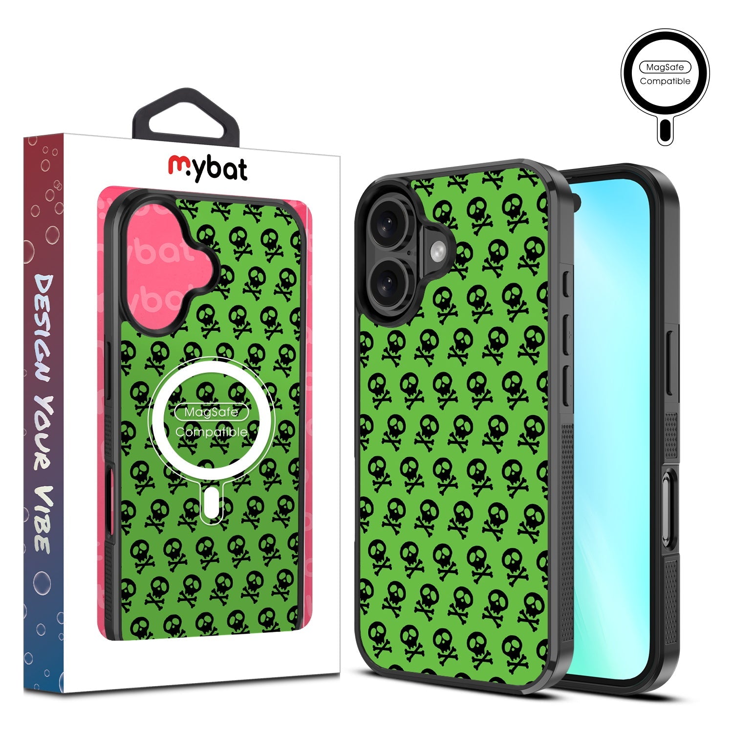 MyBat Design Lab Series MagSafe Case for Apple iPhone 16 Plus - Toxic