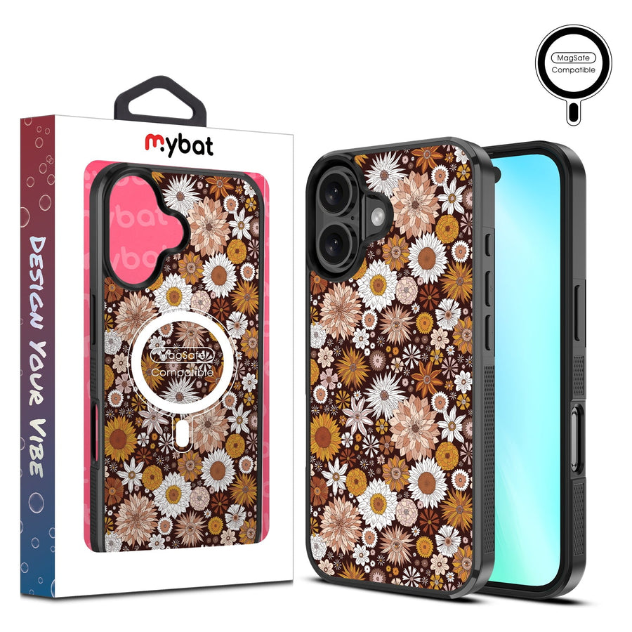 MyBat Design Lab Series MagSafe Case for Apple iPhone 16 Plus - Autumn Florals