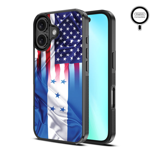 MyBat Design Lab Series MagSafe Case for Apple iPhone 16 Plus - Honduras-USA Flag - MIP16MCSLESMSM263-2.jpg