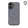 MyBat Design Lab Series MagSafe Case for Apple iPhone 16 Plus - Dizzy Circle
