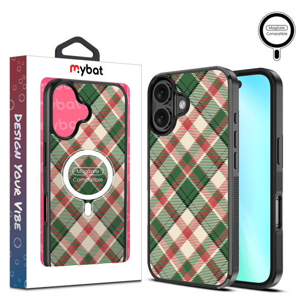 MyBat Design Lab Series MagSafe Case for Apple iPhone 16 Plus - Rustic Plaid - MIP16MCSLESMSM293-1.jpg