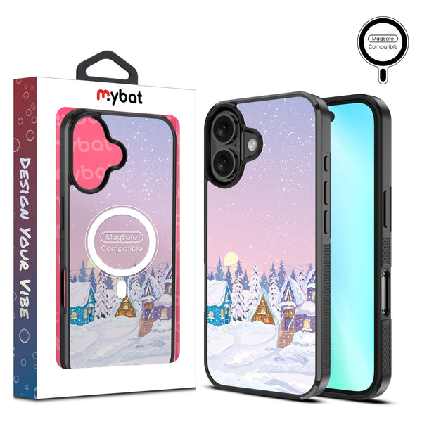MyBat Design Lab Series MagSafe Case for Apple iPhone 16 Plus - Snow Globe Village - MIP16MCSLESMSM304-1.jpg