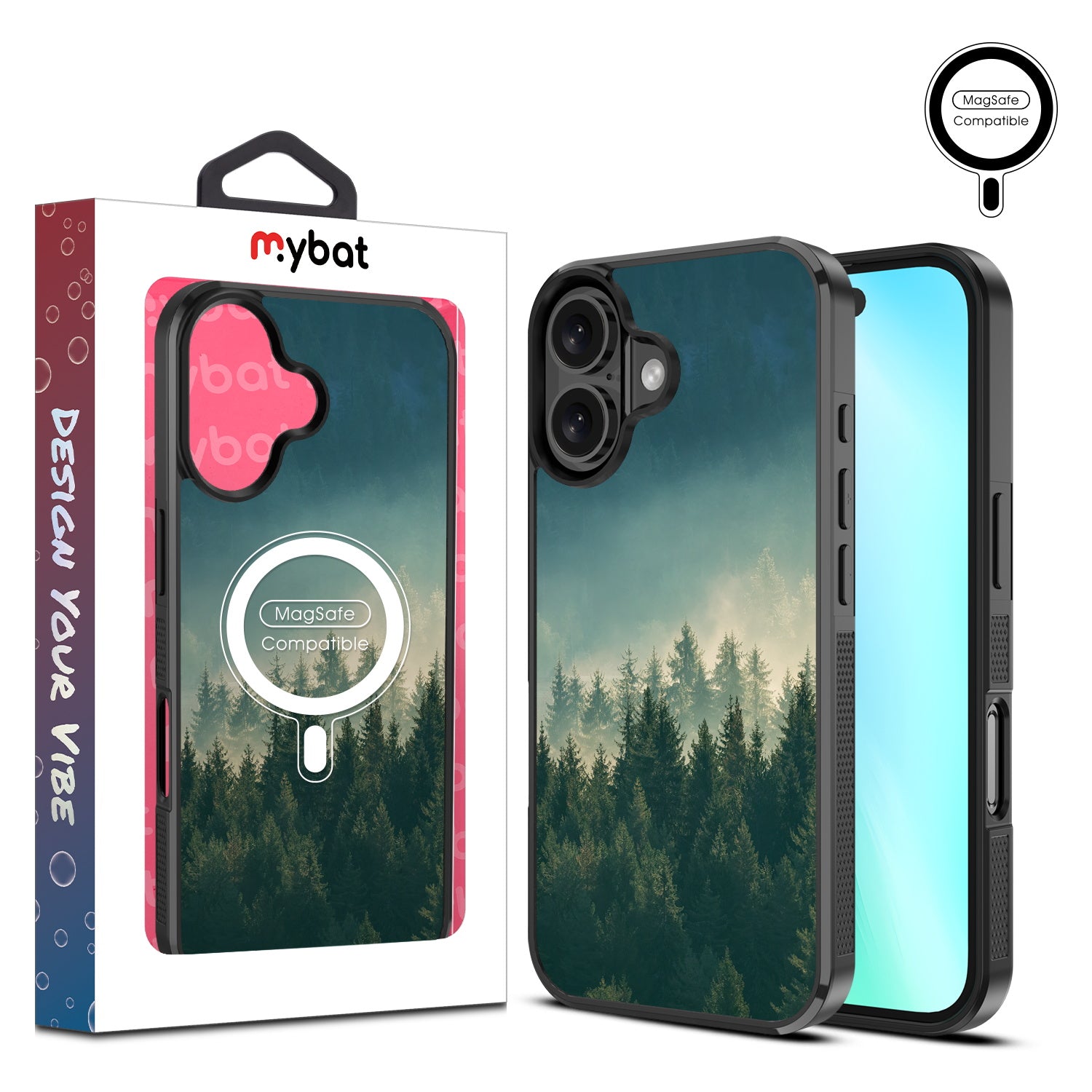 MyBat Design Lab Series MagSafe Case for Apple iPhone 16 Plus - Fog & Fir