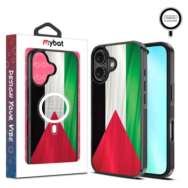 MyBat Design Lab Series MagSafe Case for Apple iPhone 16 Plus - Palestine Flag - MIP16MCSLESMSM306-1.jpg