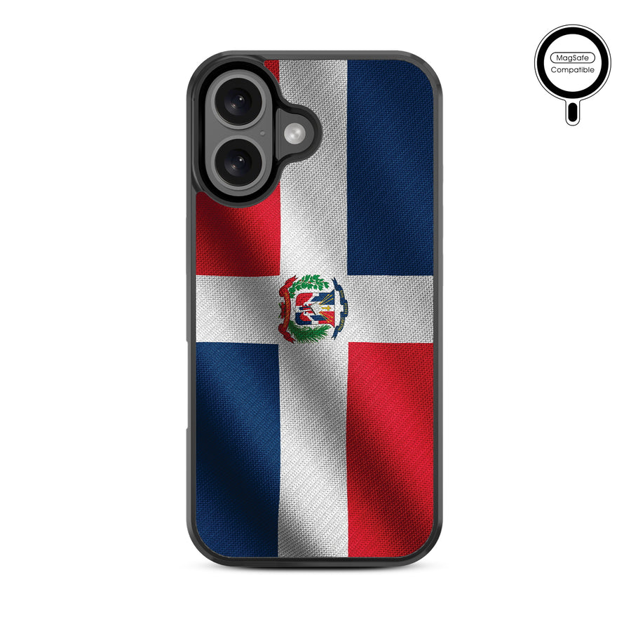 MyBat Design Lab Series MagSafe Case for Apple iPhone 16 Plus - Dominican Republic Flag - MIP16MCSLESMSM307-3.jpg