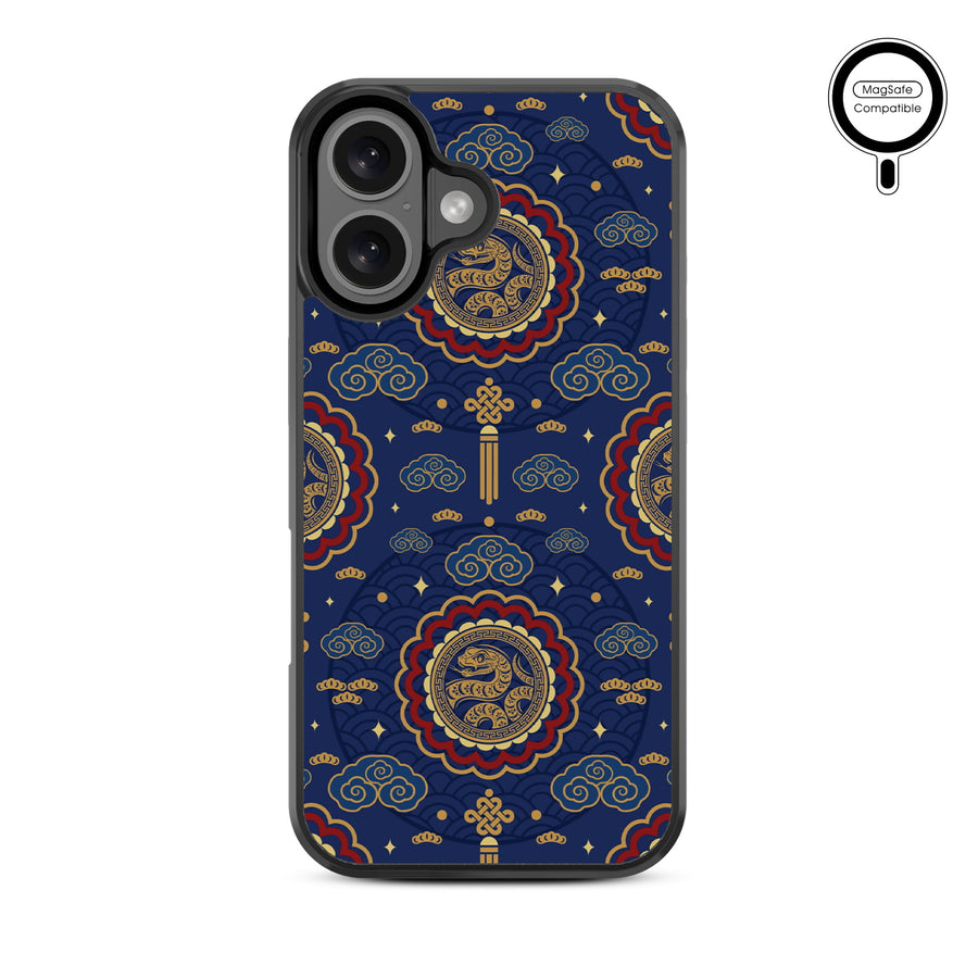 MyBat Design Lab Series MagSafe Case for Apple iPhone 16 Plus - Wisdom of the Snake - MIP16MCSLESMSM318-3.jpg