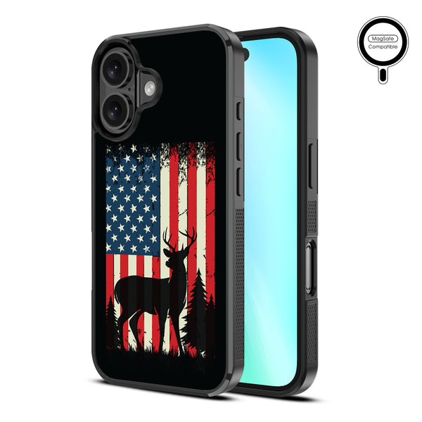 MyBat Design Lab Series MagSafe Case for Apple iPhone 16 Plus - Stars, Stripes and Stags - MIP16MCSLESMSM319-2.jpg