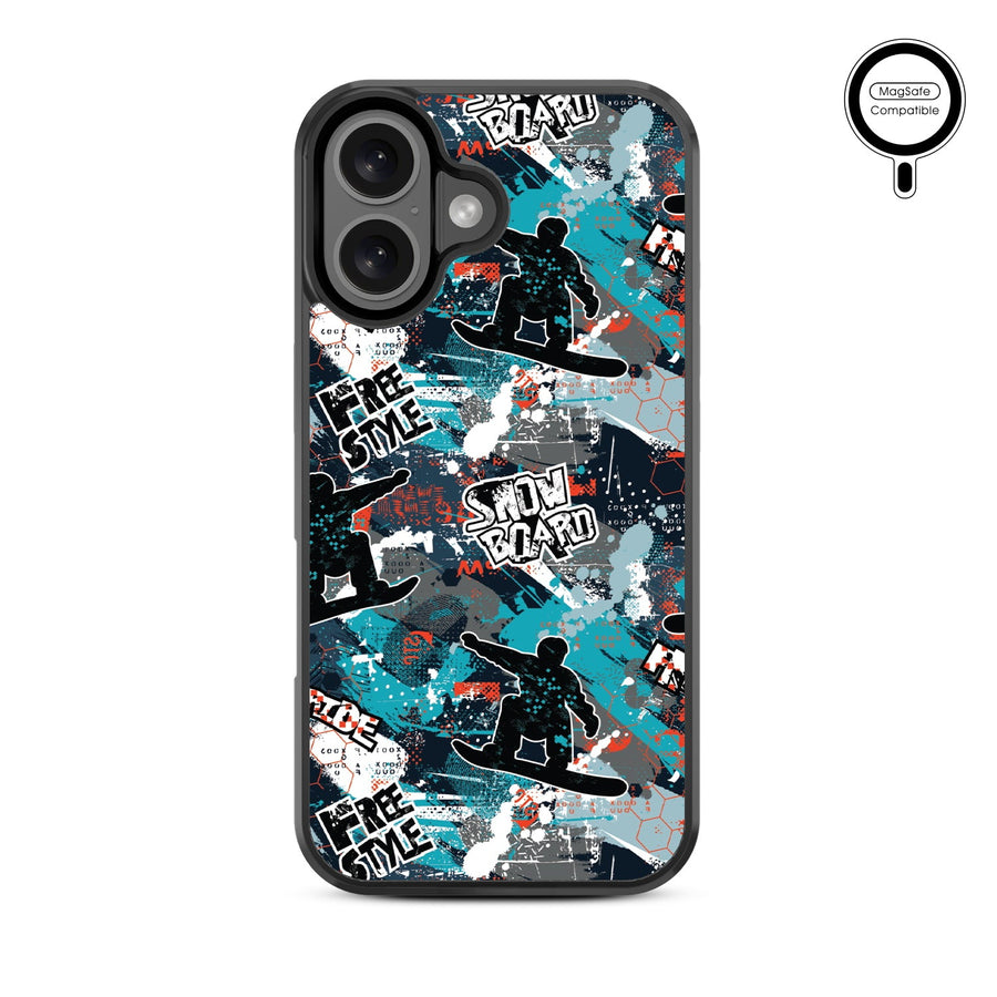 MyBat Design Lab Series MagSafe Case for Apple iPhone 16 Plus - Shredding Freestyle