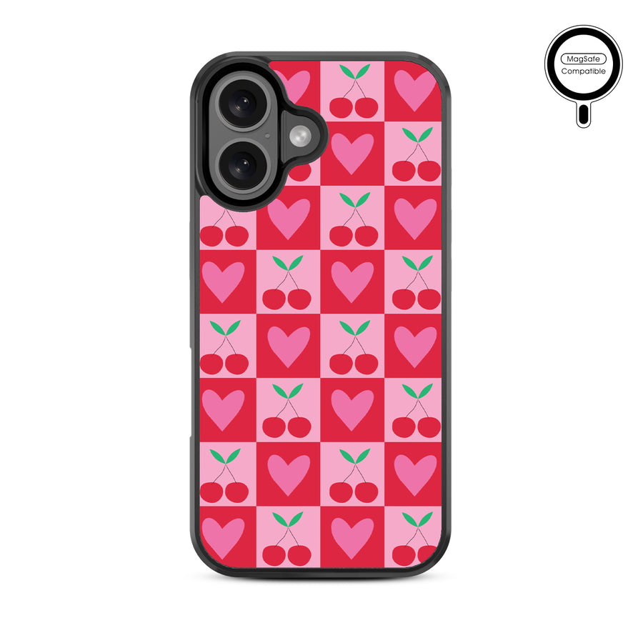 MyBat Design Lab Series MagSafe Case for Apple iPhone 16 Plus - Cherry Hearts - MIP16MCSLESMSM334-3.jpg