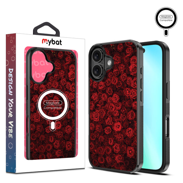 MyBat Design Lab Series MagSafe Case for Apple iPhone 16 Plus - Red Roses - MIP16MCSLESMSM343-1.jpg