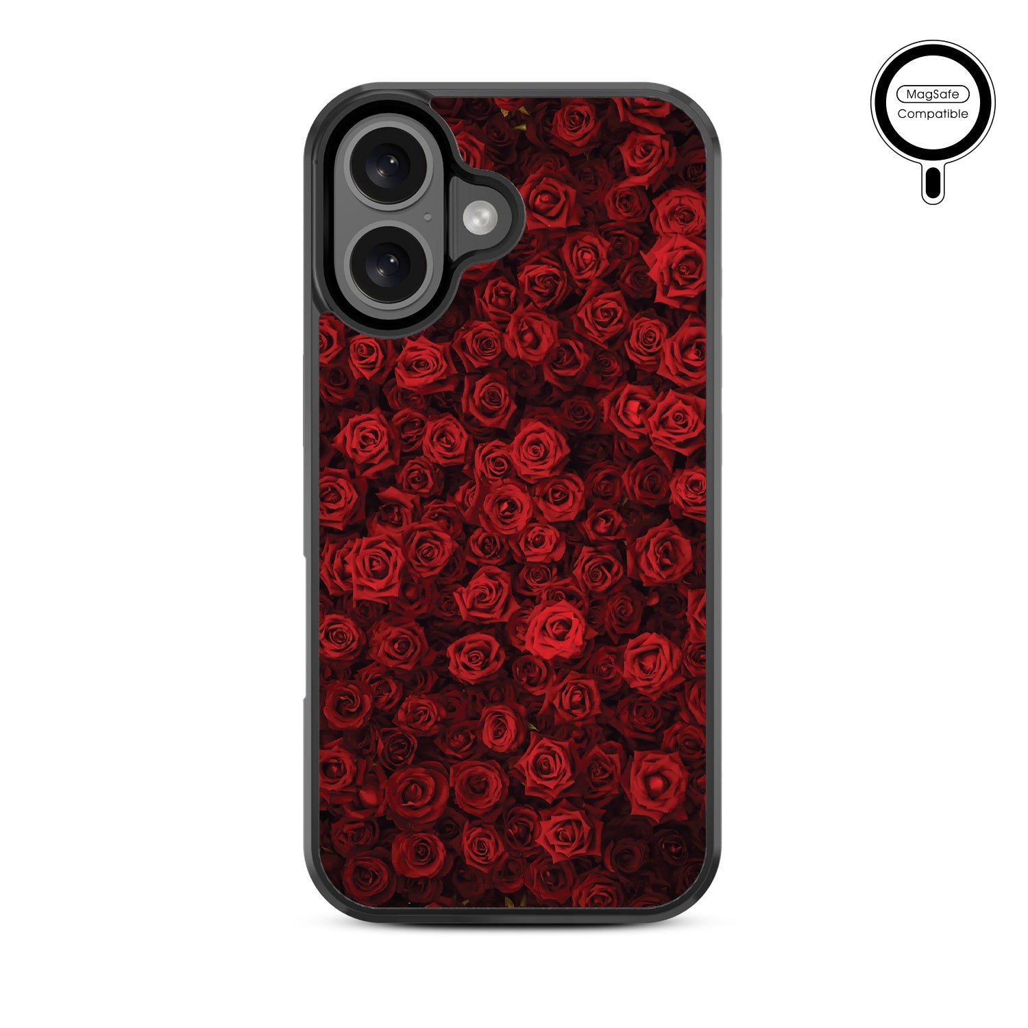 MyBat Design Lab Series MagSafe Case for Apple iPhone 16 Plus - Red Roses