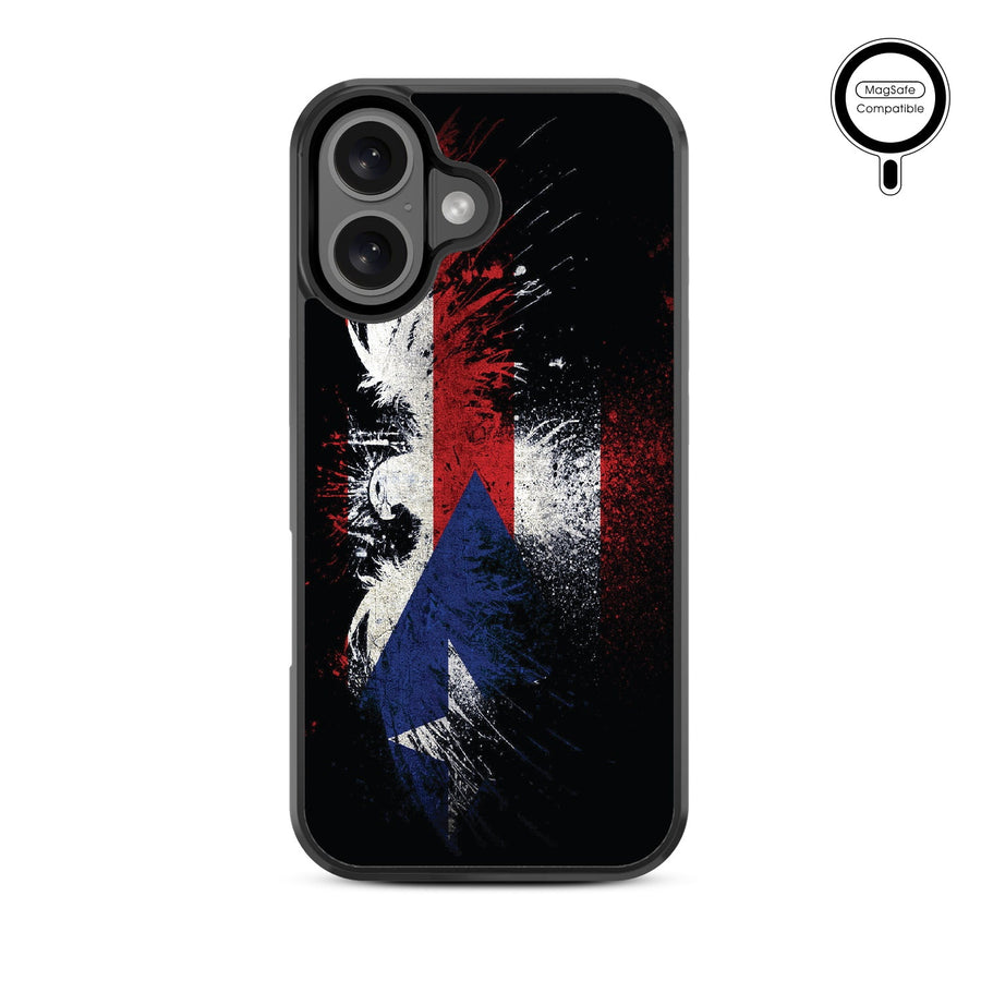 MyBat Design Lab Series MagSafe Case for Apple iPhone 16 Plus - Puerto Rico Eagle Flag