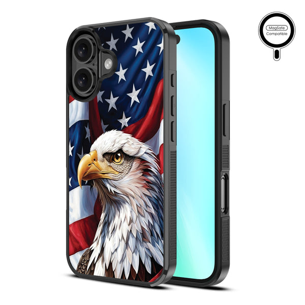 MyBat Design Lab Series MagSafe Case for Apple iPhone 16 Plus - Proud American Eagle - MIP16MCSLESMSM362-2.jpg
