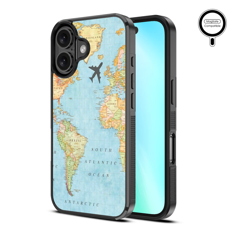 MyBat Design Lab Series MagSafe Case for Apple iPhone 16 Plus - Map - MIP16MCSLESMSM370-2.jpg