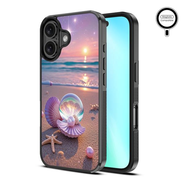 MyBat Design Lab Series MagSafe Case for Apple iPhone 16 Plus - Seashell Beach - MIP16MCSLESMSM374-2.jpg