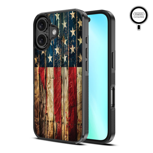 MyBat Design Lab Series MagSafe Case for Apple iPhone 16 Plus - US Painted Flag - MIP16MCSLESMSM381-2.jpg