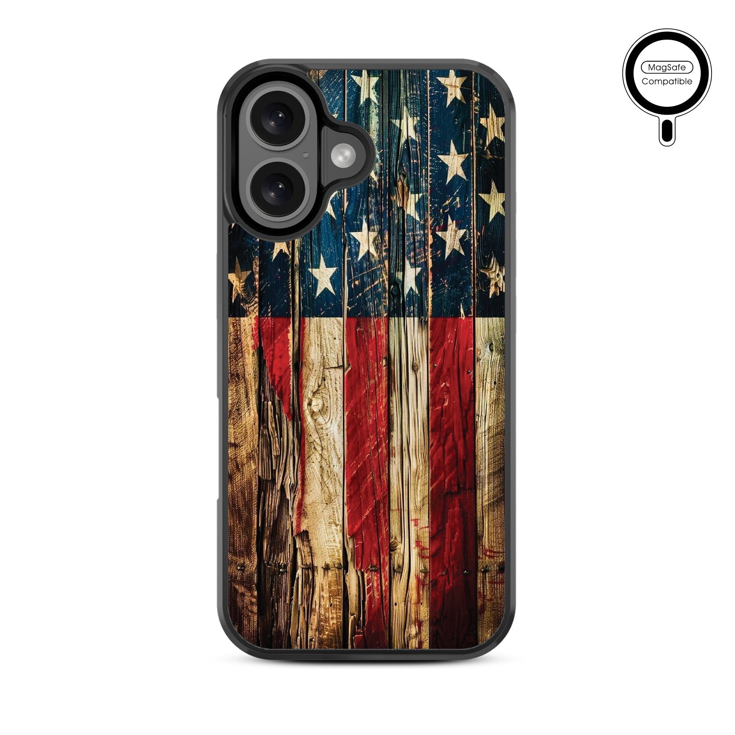 MyBat Design Lab Series MagSafe Case for Apple iPhone 16 Plus - US Painted Flag
