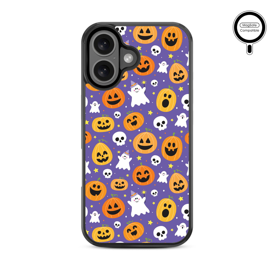 MyBat Design Lab Series MagSafe Case for Apple iPhone 16 Plus - Pumpkin Party - MIP16MCSLESMSM404-3.jpg