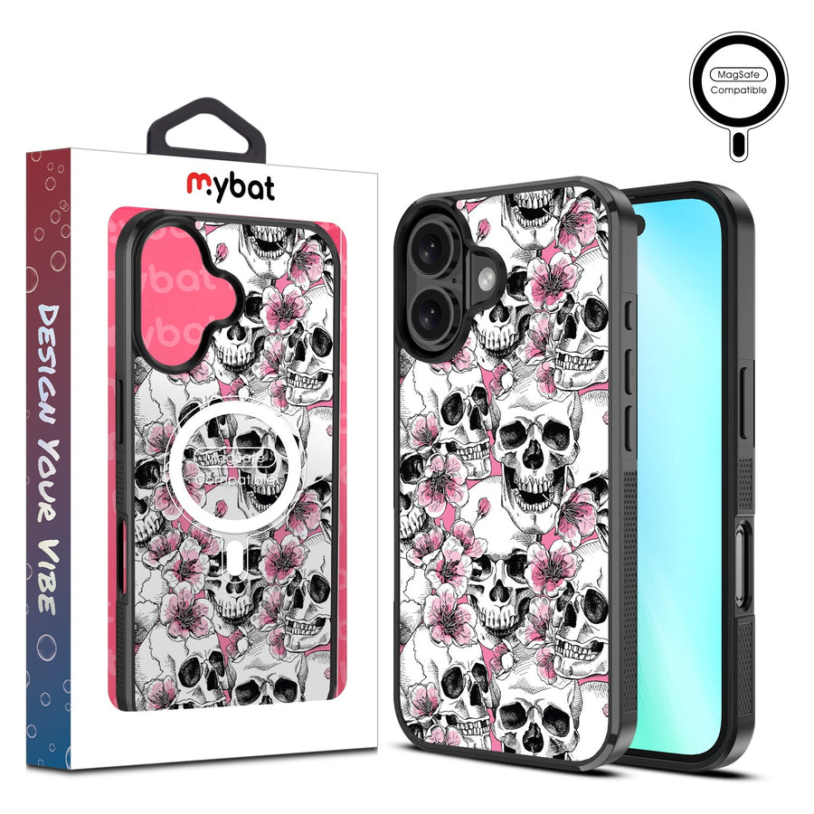 MyBat Design Lab Series MagSafe Case for Apple iPhone 16 Plus - Death Blooms