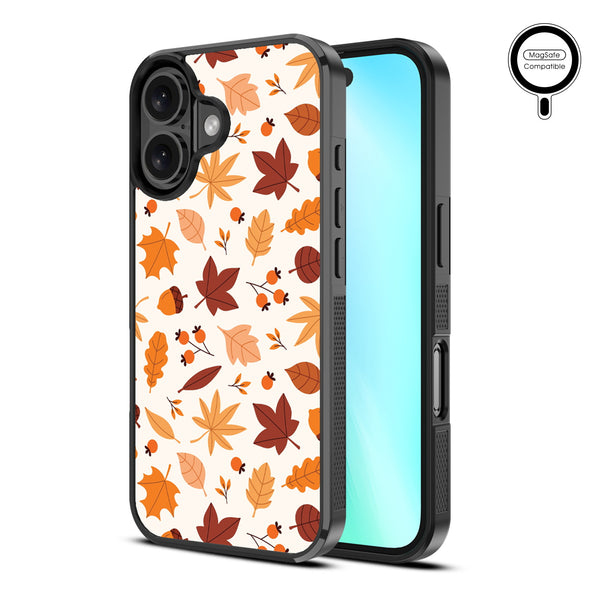 MyBat Design Lab Series MagSafe Case for Apple iPhone 16 Plus - Falling Leaves - MIP16MCSLESMSM424-2.jpg