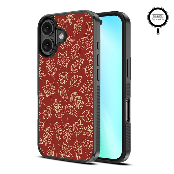 MyBat Design Lab Series MagSafe Case for Apple iPhone 16 Plus - Leaf Lines - MIP16MCSLESMSM429-2.jpg