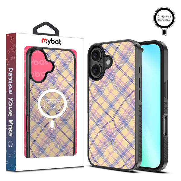 MyBat Design Lab Series MagSafe Case for Apple iPhone 16 Plus - Wavy Plaid - MIP16MCSLESMSM442-1.jpg