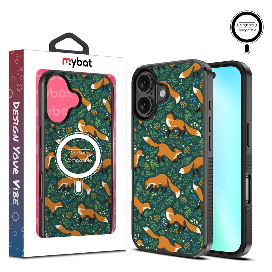 MyBat Design Lab Series MagSafe Case for Apple iPhone 16 Plus - Frolicking Fox