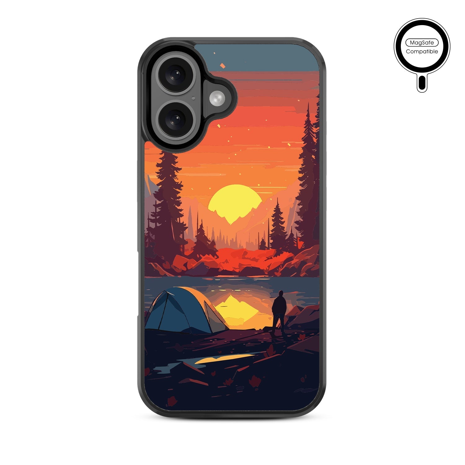 MyBat Design Lab Series MagSafe Case for Apple iPhone 16 Plus - Sunset Camp