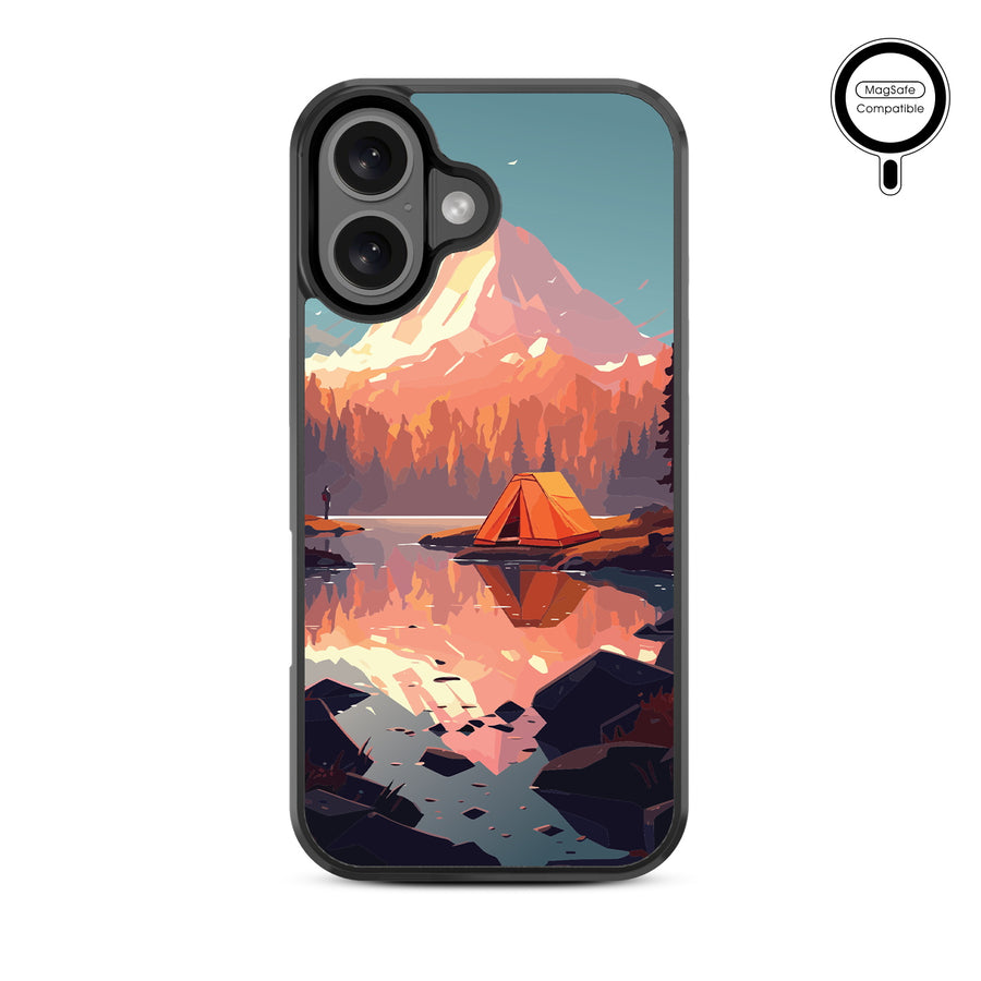 MyBat Design Lab Series MagSafe Case for Apple iPhone 16 Plus - Lakeside Sunrise - MIP16MCSLESMSM451-3.jpg