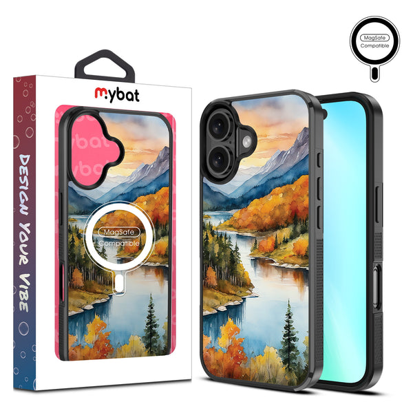 MyBat Design Lab Series MagSafe Case for Apple iPhone 16 Plus - Impressionist Foliage - MIP16MCSLESMSM452-1.jpg