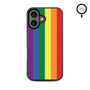 MyBat Design Lab Series MagSafe Case for Apple iPhone 16 Plus - Rainbow Stripes - MIP16MCSLESMSM459-3.jpg