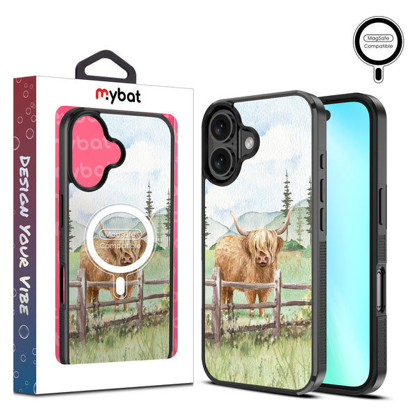MyBat Design Lab Series MagSafe Case for Apple iPhone 16 Plus - Highland Cow - MIP16MCSLESMSM470-1.jpg