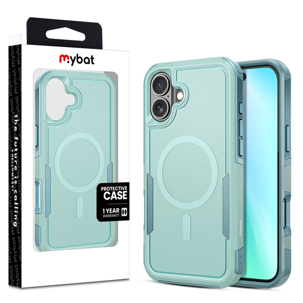 MyBat Fortress Series MagSafe Case for Apple iPhone 16 Plus - Light Blue - MIP16MCSRSKMS306-1.jpg