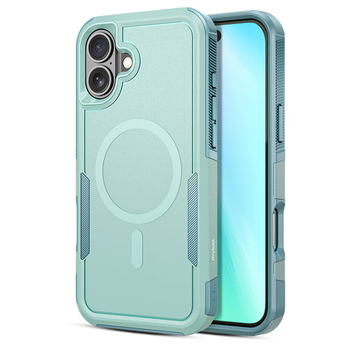 MyBat Fortress Series MagSafe Case for Apple iPhone 16 Plus - Light Blue - MIP16MCSRSKMS306-2.jpg