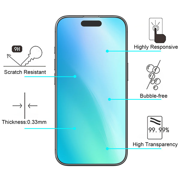 MyBat Tempered Glass Screen Protector (2.5D) for Apple iPhone 16 Plus - Clear - MIP16MSCN81-2.jpg