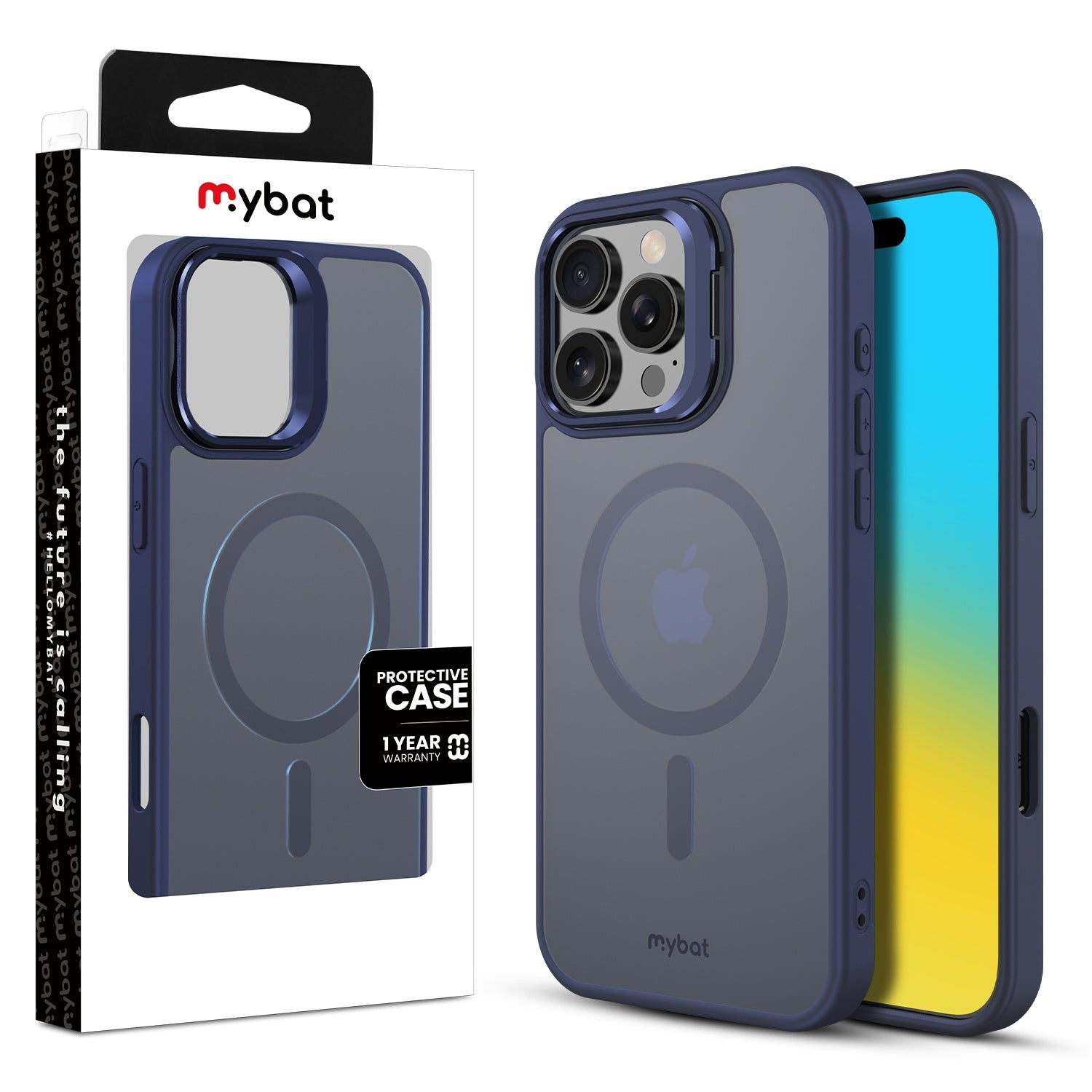 MyBat InFrame MagSafe Case with Kickstand for Apple iPhone 16 Pro - Cobalt